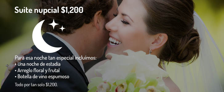 Suite nupcial $1200